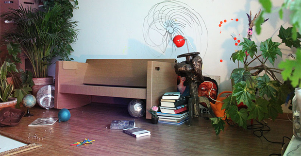 Hinta-kanapé kartonból