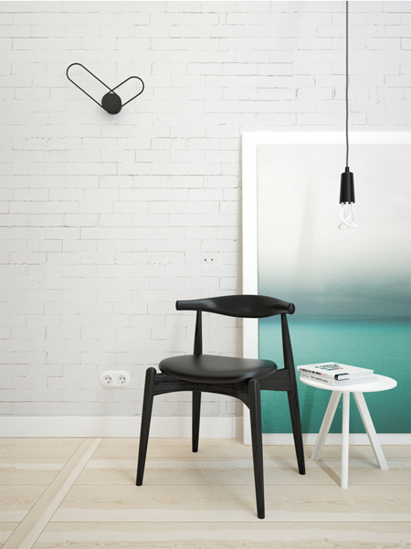 Minimalista falióra modern nappaliba 