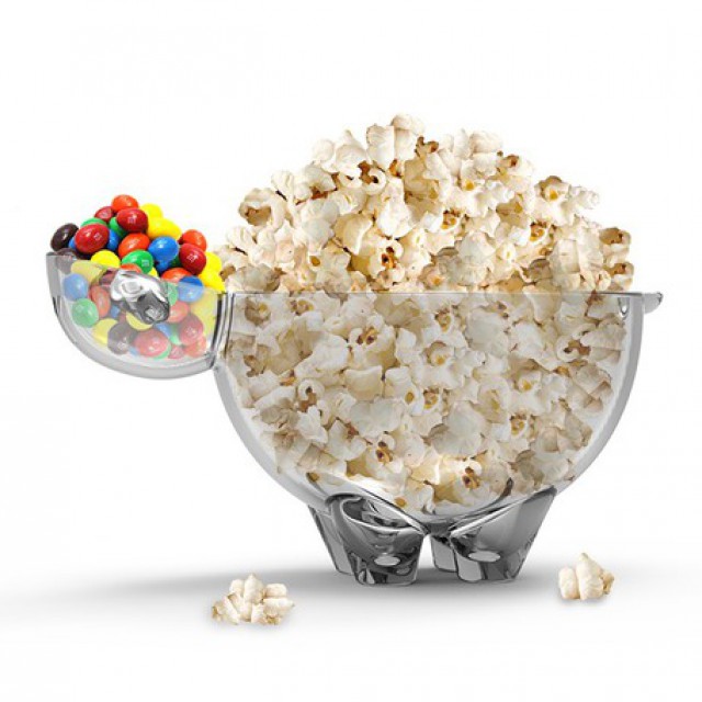 Praktikus és stílusos popcorn-tál 