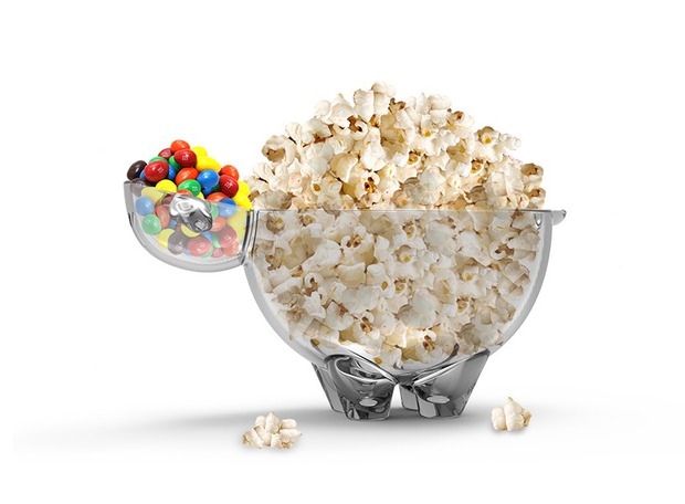 Praktikus és stílusos popcorn-tál 