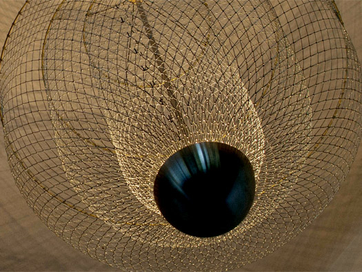 Design csillár csirkedrótból