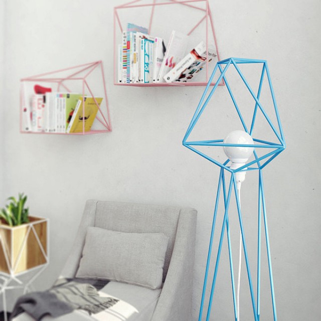 Az állólámpa is lehet geometrikus