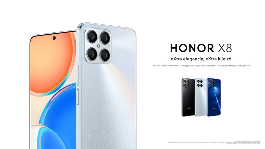 Figyelemre méltó okostelefon - Itt az új Honor X8-as mobil!