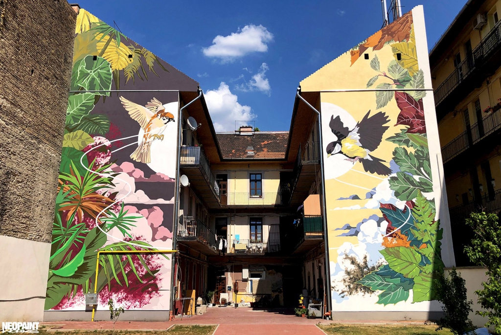 Elkészült Budapest legújabb tűzfalfestménye Elkészült Budapest legújabb tűzfalfestménye