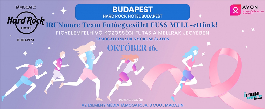 Közösségi futás a mellrák elleni küzdelem jegyében