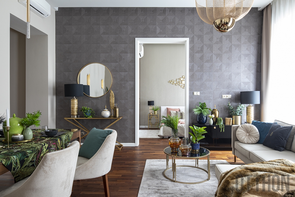 Multikulti hangulat egy elegáns nagypolgári lakásban