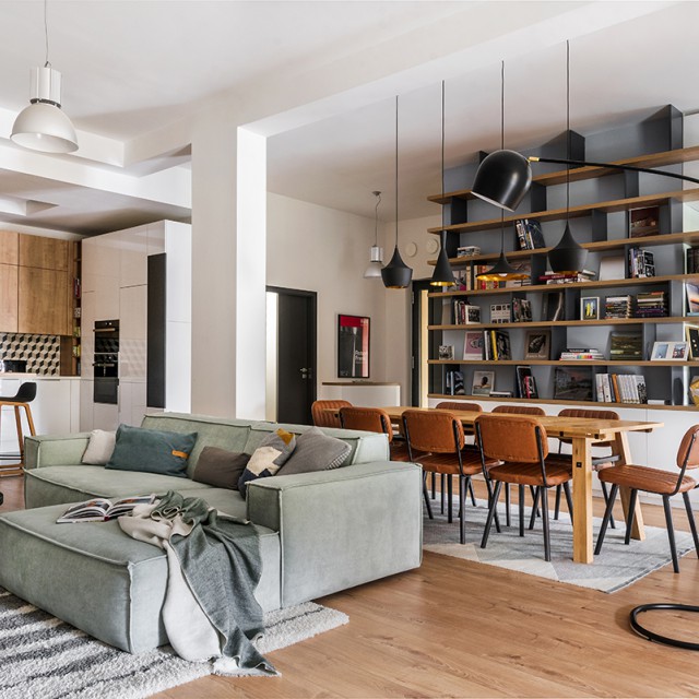 Szép új idők: egy modern loftlakás