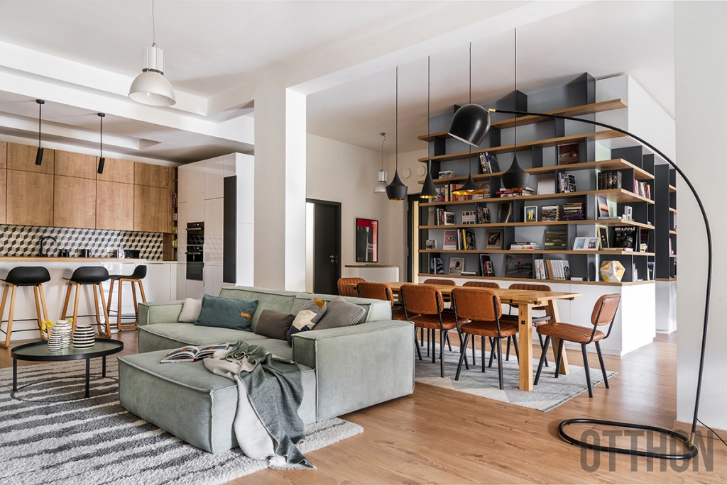 Szép új idők: egy modern loftlakás