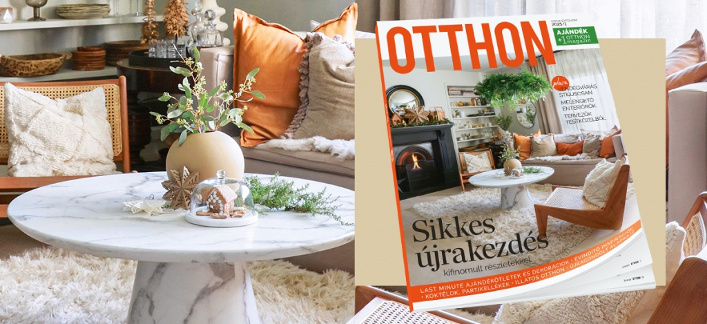 Új év, új inspirációk, újrakezdés: megjelent az OTTHON magazin januári lapszáma!
