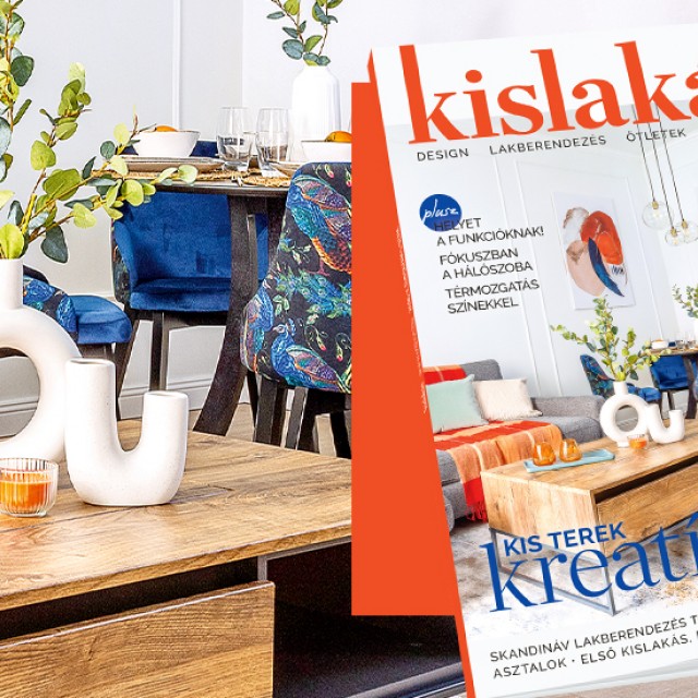 Nagy ötletek kis helyekre: megérkezett a Kislakás első 2025-ös lapszáma!