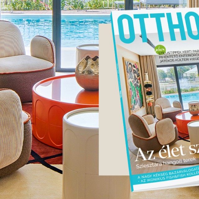 Pihentető enteriőrök, sziesztára hangolt terek: megjelent az OTTHON magazin júliusi  száma!