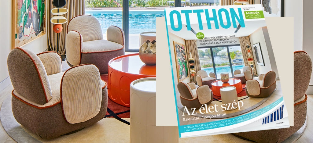 Pihentető enteriőrök, sziesztára hangolt terek: megjelent az OTTHON magazin júliusi  száma!