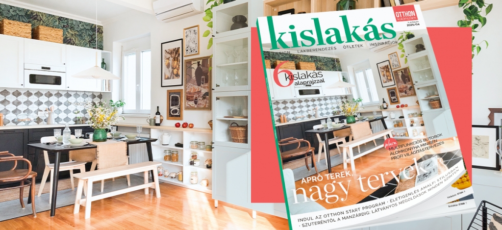 Apró terek, nagy tervek! Megjelent az OTTHON magazin nyári KISLAKÁS különszáma!