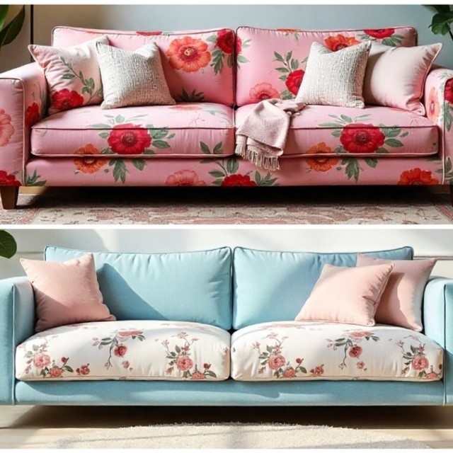 Visszatértek a ’90-es évek mintás kanapéi: ezért imádják őket a lakberendezők!