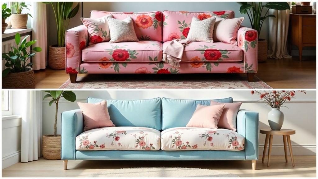 Visszatértek a ’90-es évek mintás kanapéi: ezért imádják őket a lakberendezők!