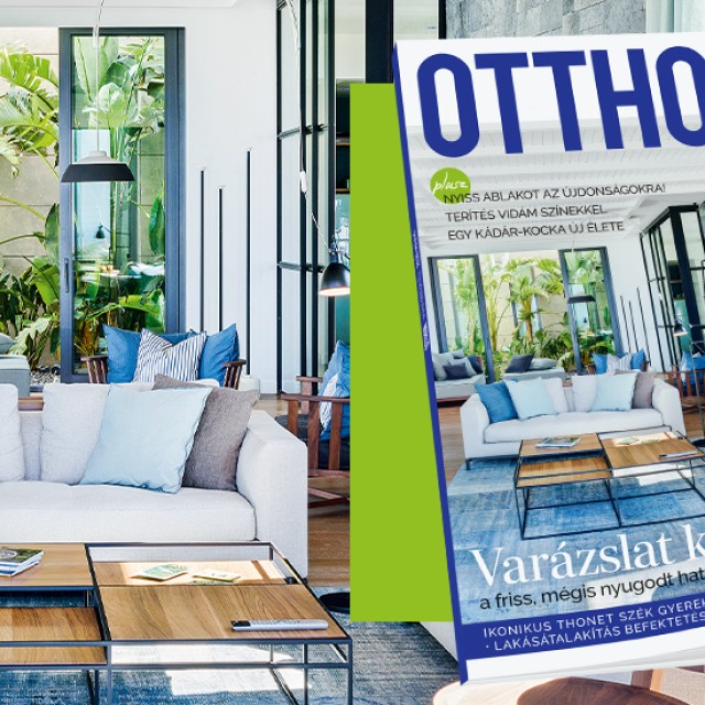Varázslat kékkel a friss, nyugodt hatásért – megjelent az OTTHON magazin májusi száma!