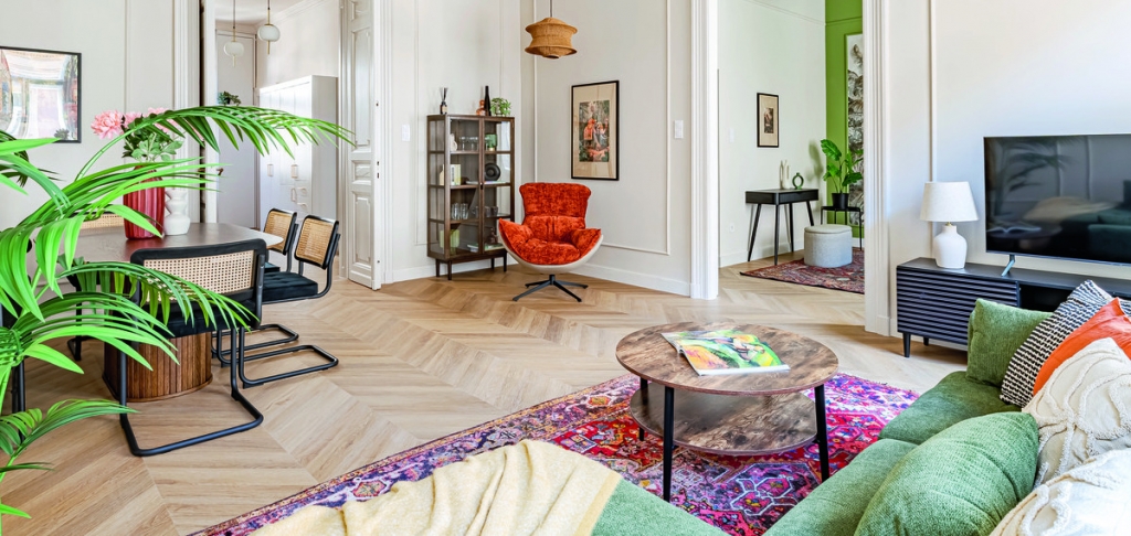 Eklektikus otthon 108 m²-en: ilyen a modern formák és keleties részletek harmóniája Eklektikus otthon 108 m²-en: ilyen a modern formák és keleties részletek harmóniája
