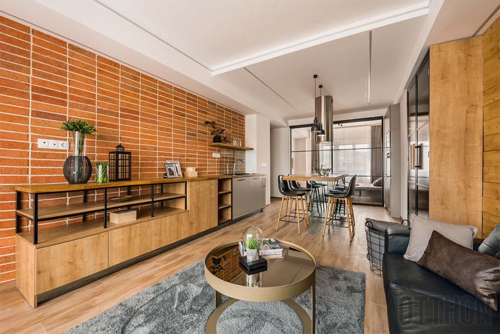 Lenyűgöző otthon 60 négyzetméteren