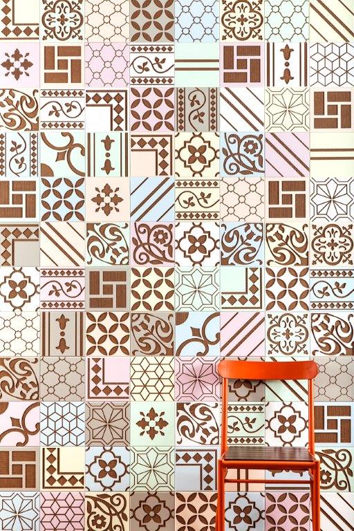 Különleges burkolat fából