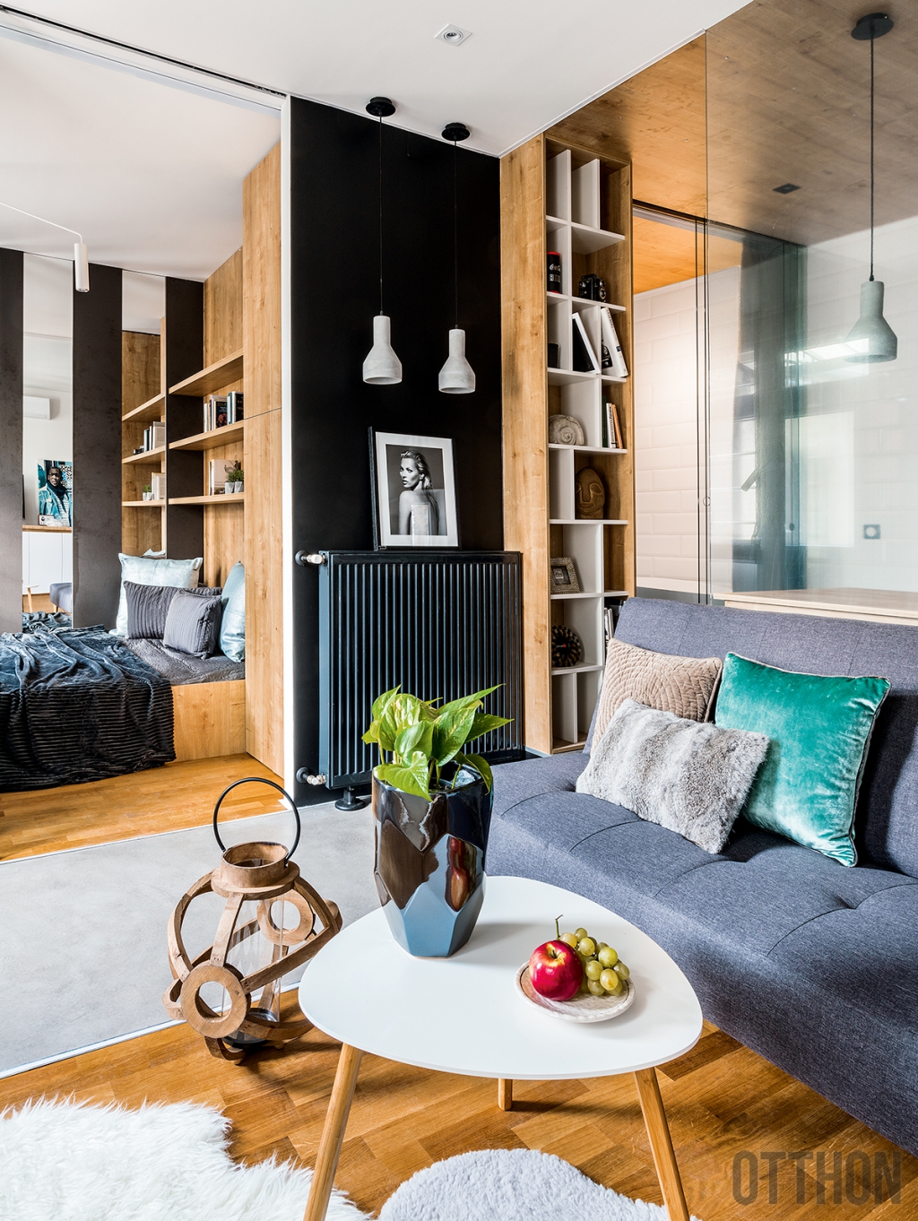 Férfias és trendi budapesti otthon