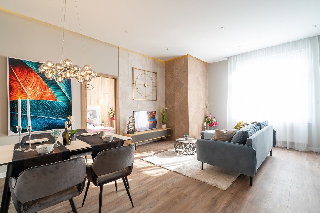 Kifinomult otthon a Pozsonyi út legszebb részén