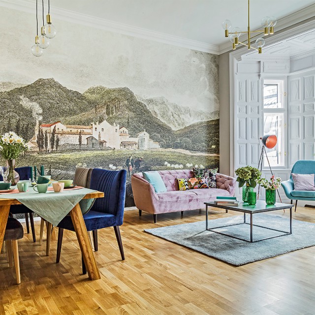 Elegáns, modern lakás egy csipetnyi art decoval