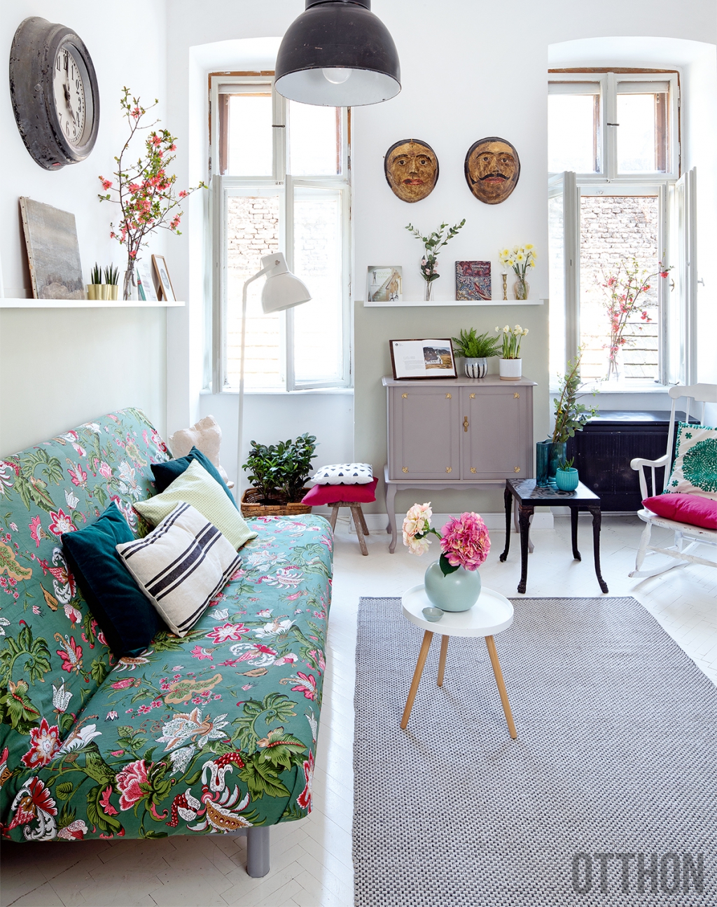 Merész megoldások egy trendi garzonban