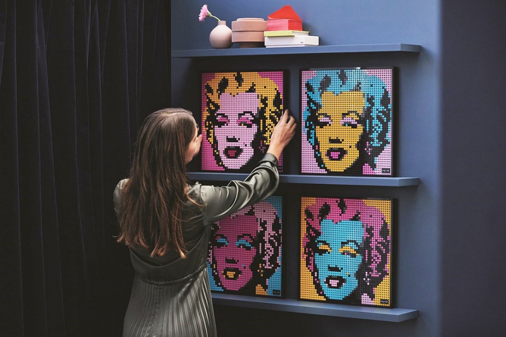 Díszítsd otthonodat legóból készült pop-art képekkel