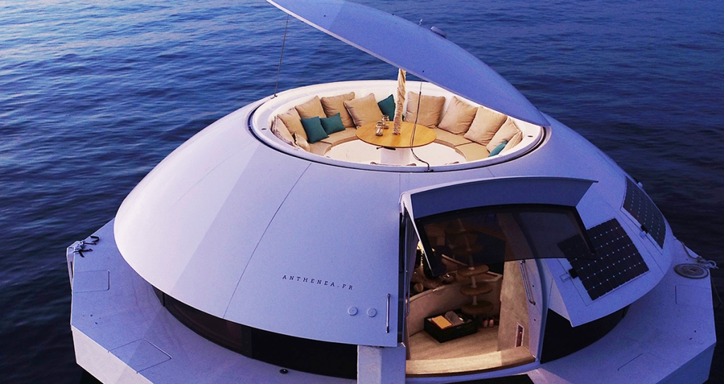 Mint egy földönkívüli: ilyen egy modern, úszó öko-hotel