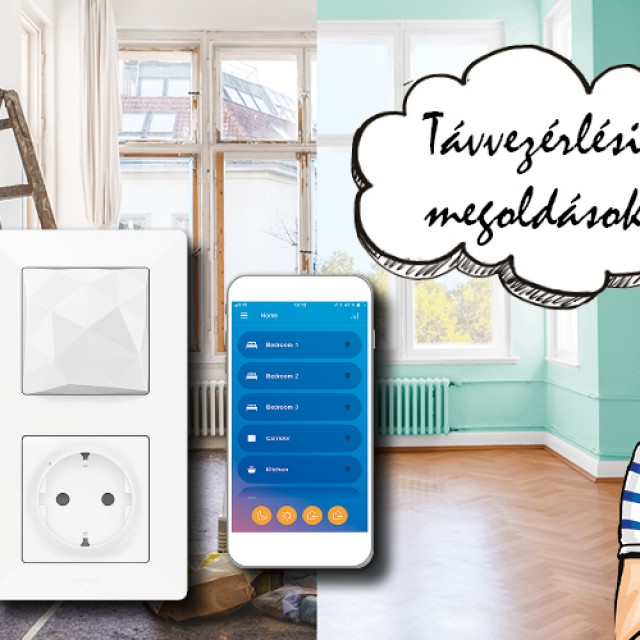 Átfogó távvezérlési megoldások a Legrand kínálatában