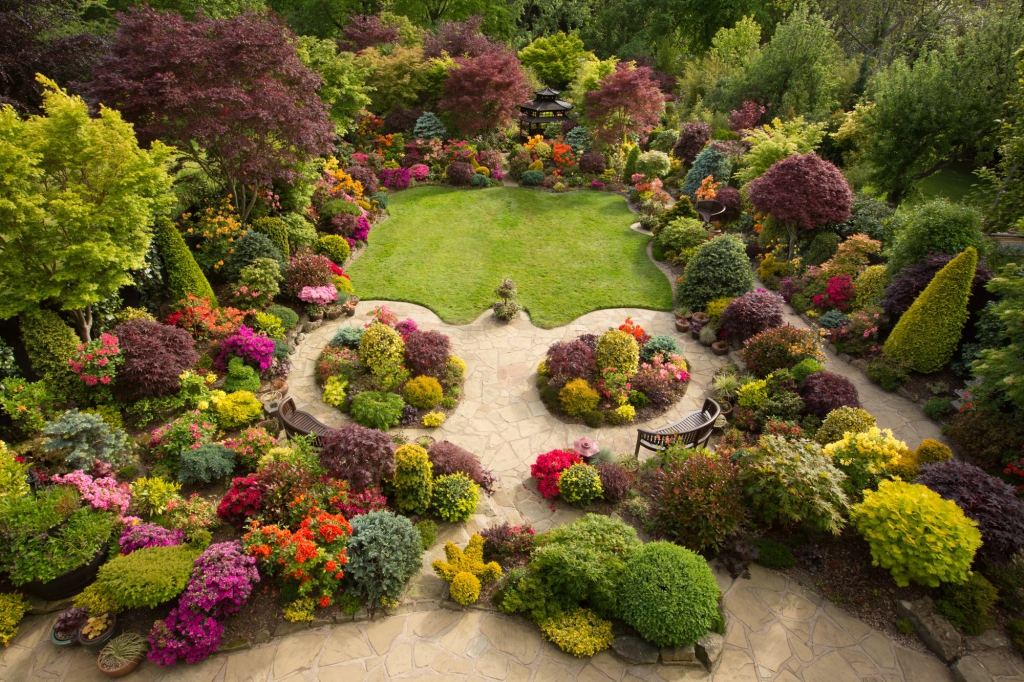 Háromezer növénnyel ültették be kertjüket: elképesztően szép lett