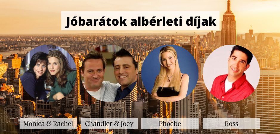Ennyi lenne ma a Jóbarátok lakásainak ára és bérleti díja