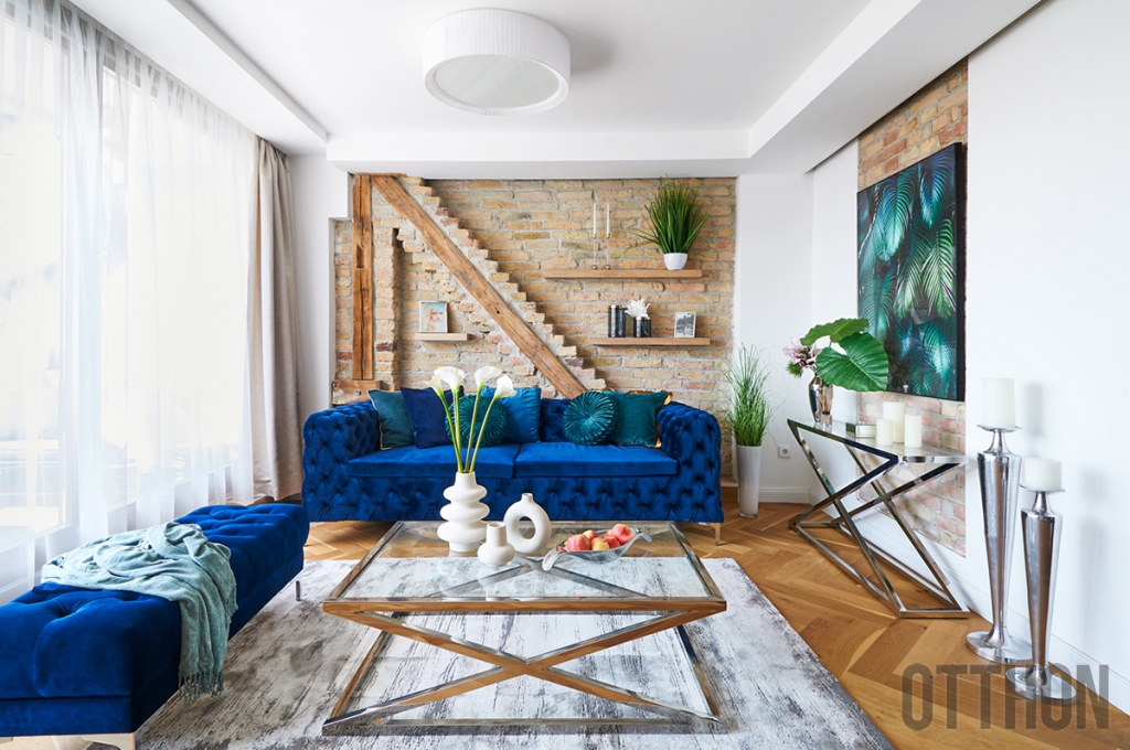 A tetőtér eleganciája: modern lakás a belvárosban