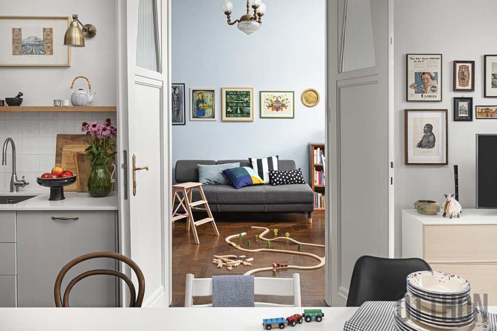 Örökké stílusosan: időtlen elegancia egy pesti lakásban